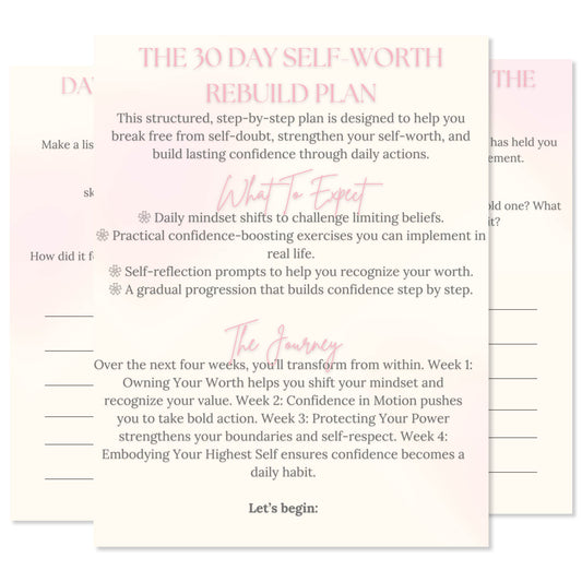 30 Day Confidence Challange